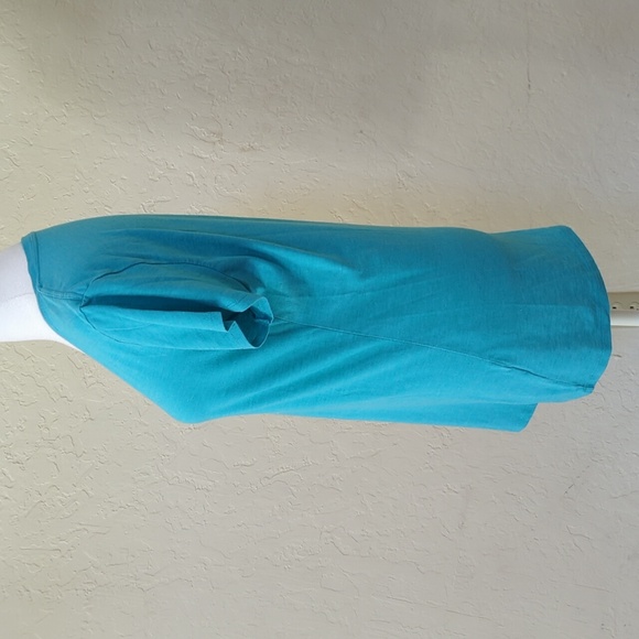 The North Face Blue Slim Fit Short Sleeve V Neck T-Shirt Size Medium - Picture 3 of 6